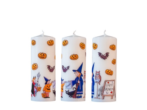 Alison Gardiner Halloween Pillar Candle (non-fragranced)